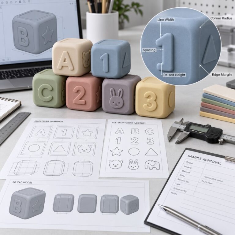 Silicone educational toy molded detail design guide