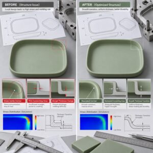 Silicone product design optimization for OEM