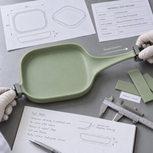 Silicone product stretching quality test