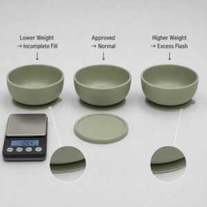 Silicone production batch and material lot traceability