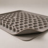 Custom silicone cat litter mat color options, molded logo placement and private-label packaging concepts