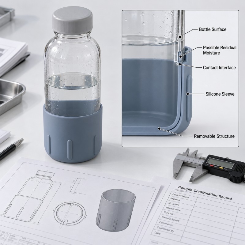 Silicone water bottle sleeve trapped moisture and OEM design guide